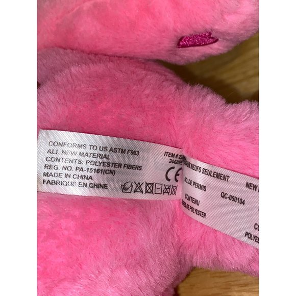 Care Bears Unlock the Magic Pink Rainbow Cheer Bear 14” Plush 2020 Toy Heart - Picture 12 of 12
